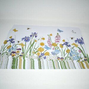 Floral Paper Placemats – 50 Pack, 16x11 Inch, NWT